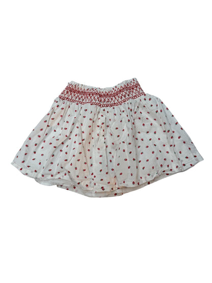 Gap Strawberry Print Smocked Skirt and Crop Size 6-7 Set