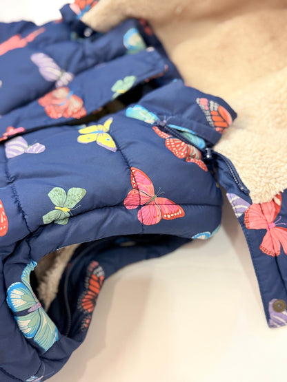 Mini Boden Butterfly Puffer Jacket / Vest 5-6Y