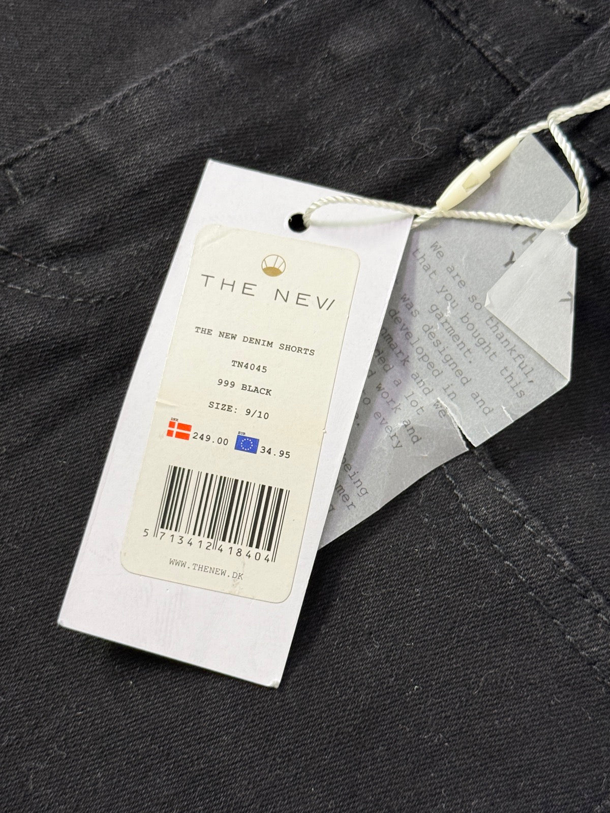 NWT Denim Shorts The New Black Size 9 10