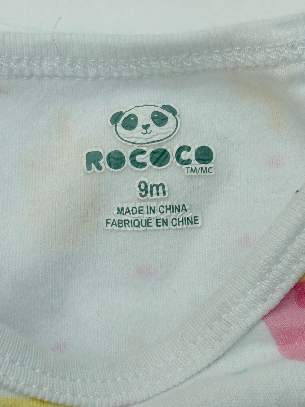 Rococo Popsicle Print Bodysuit 9M