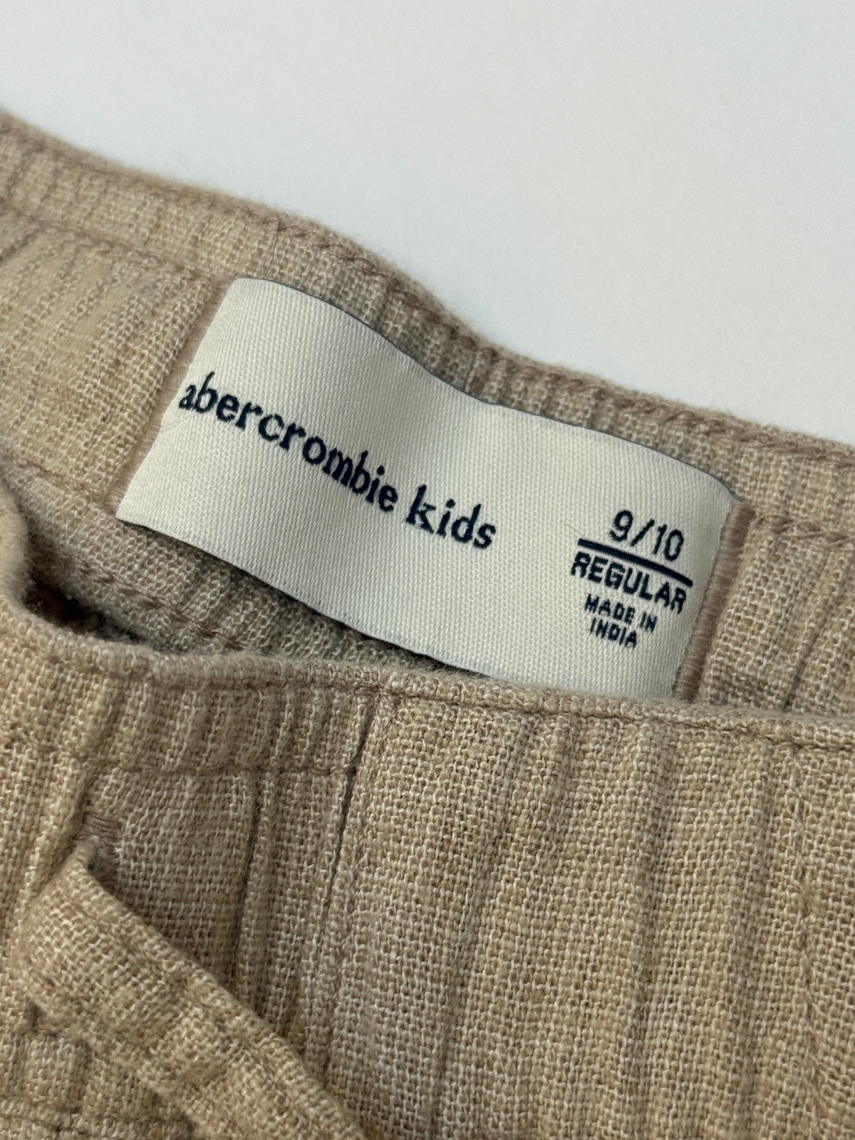 Abercrombie Kids Linen Blend Joggers Size 9/10