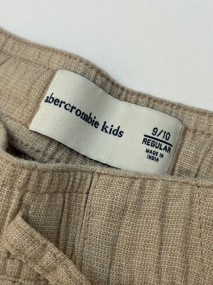 Abercrombie Kids Linen Blend Joggers Size 9/10