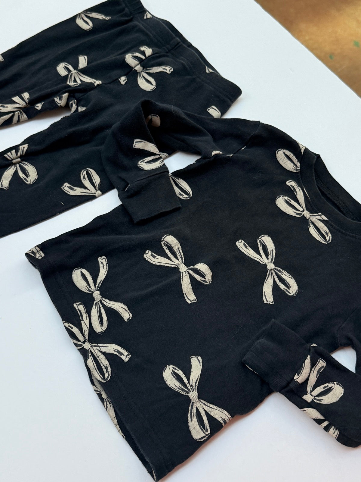 Carter's Bow Print Pajama Set 24m
