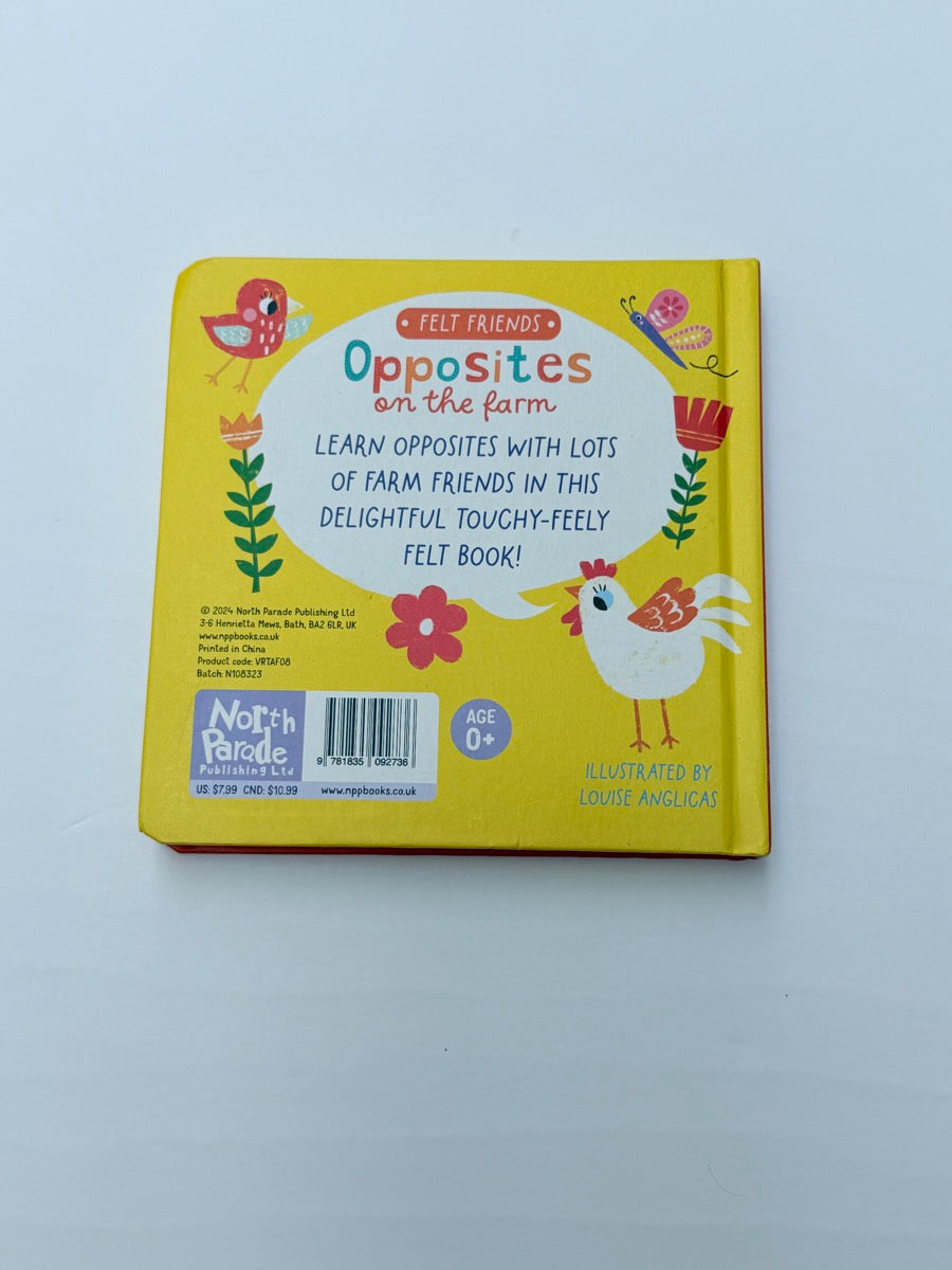 Felt Friends Opposites on the Farm Board Book
