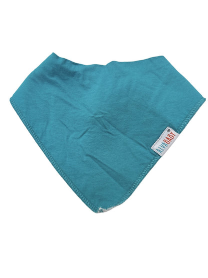 AlvaBaby Teal Bandana Drool Bib
