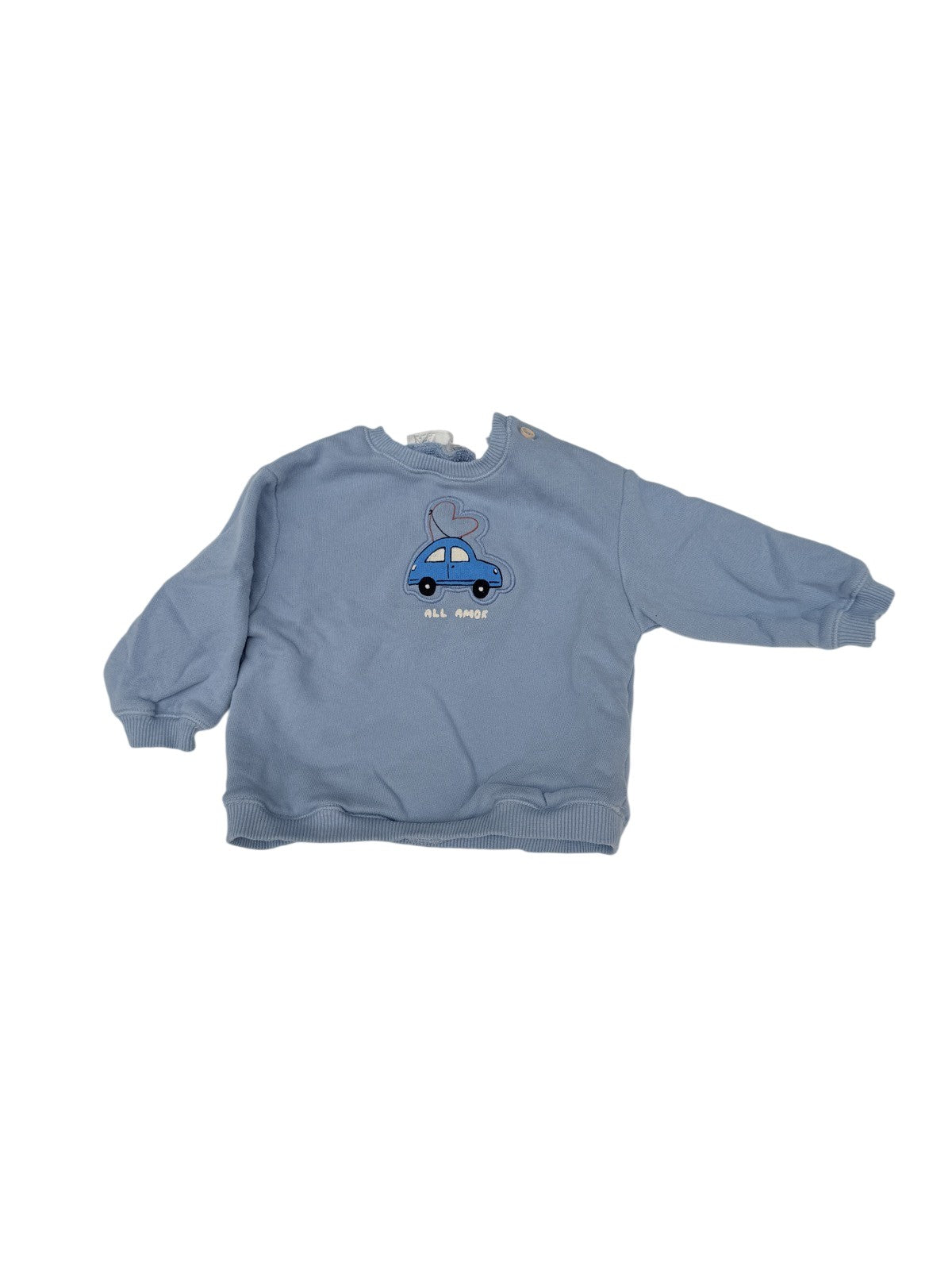Zara All Amor Car Sweatshirt Size 6-9M