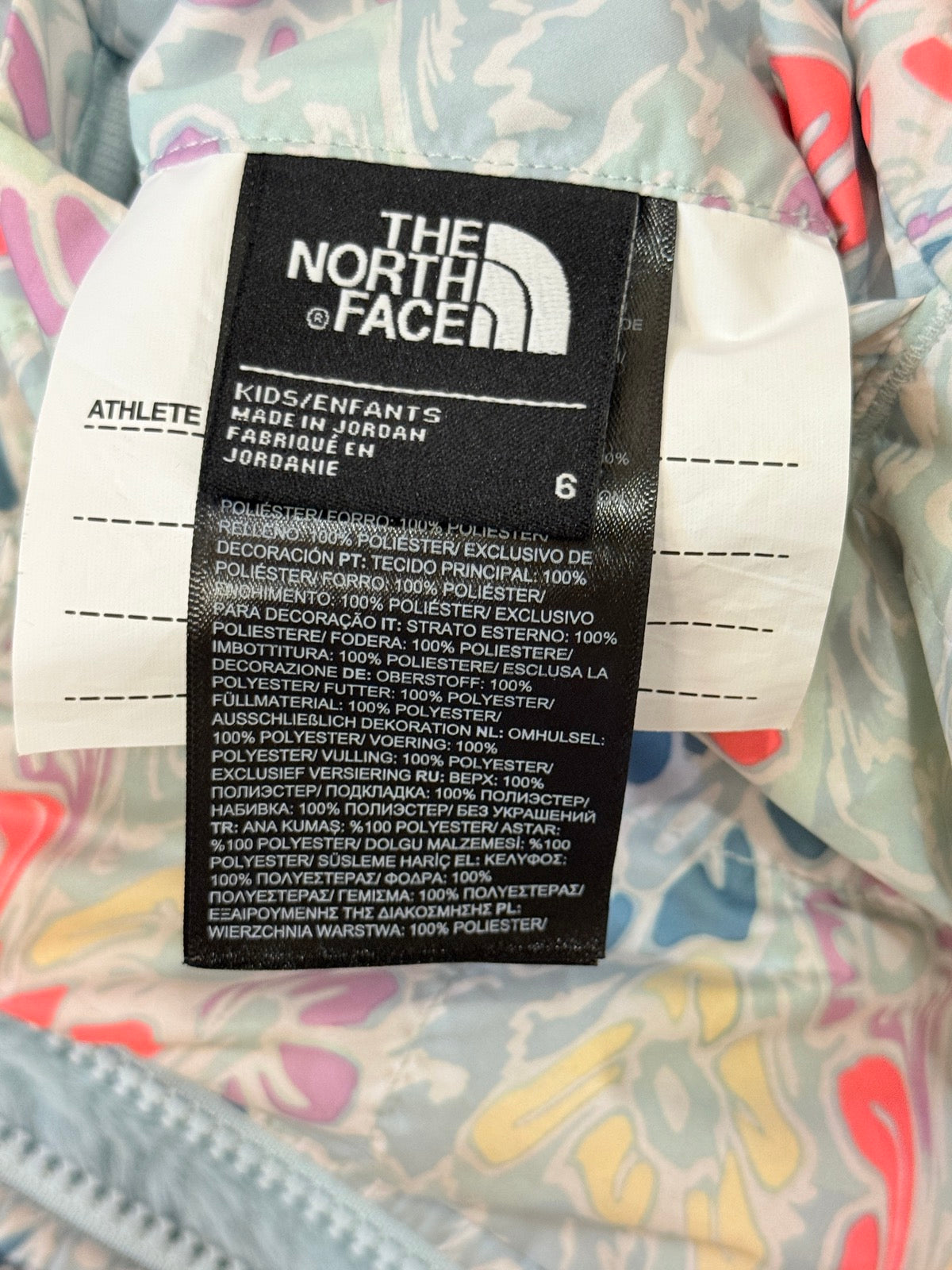 North Face Girls Reversible Sherpalito Jacket Size 6