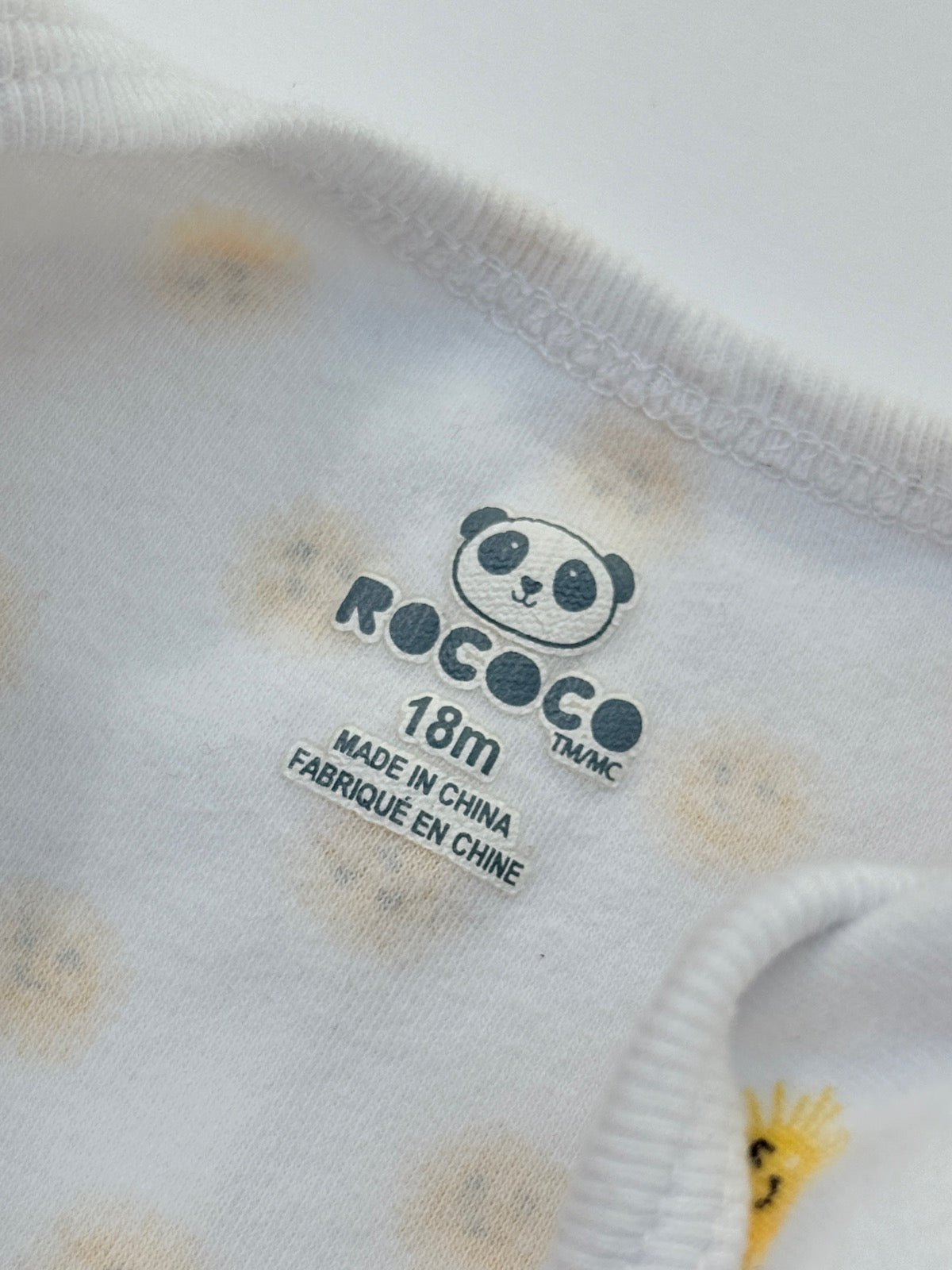 Rococo Sunny Face Bodysuit 18m