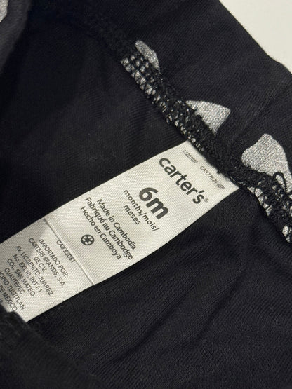 Carter's Black Bow Print Leggings 6m