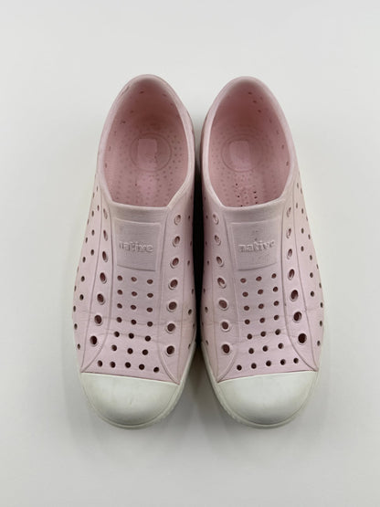 Native Jefferson Pink Slip-On Shoes J3 US3