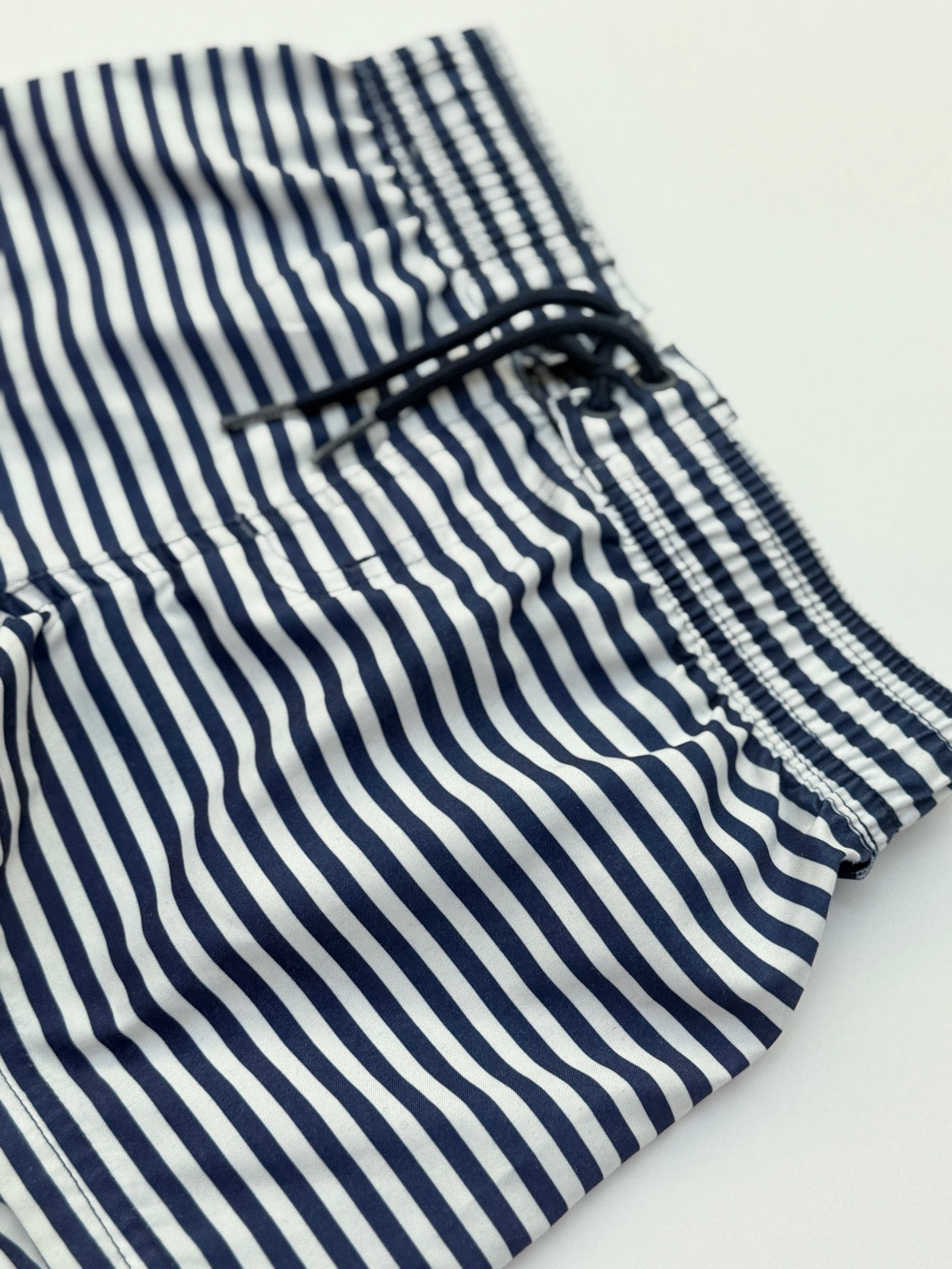 FatFace Navy Stripe Swim Shorts Size 4/5