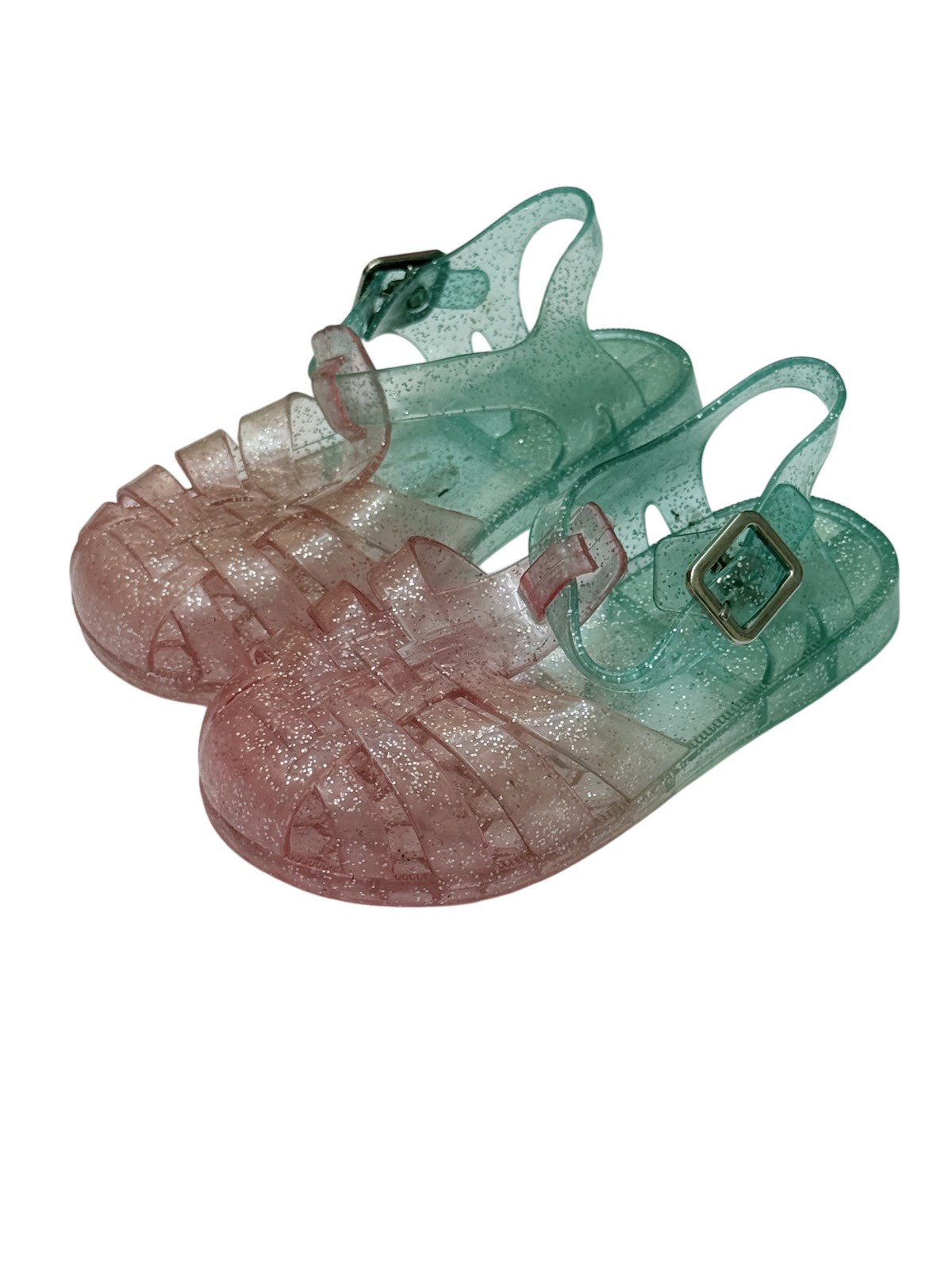Glitter Jelly Sandals Size 8