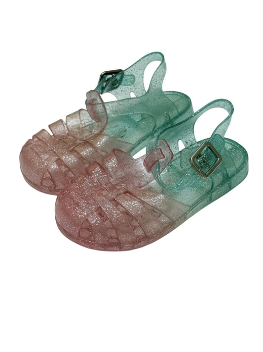 Glitter Jelly Sandals Size 8