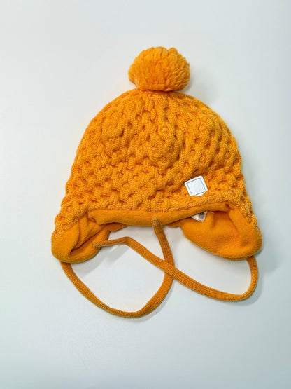 Reima Orange Knit Pompom Winter Hat 50cm 3-4Y