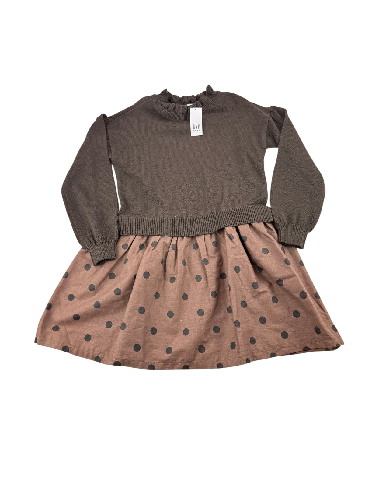 NWT - Gap Kids Polka Dot Dress Size 6-7