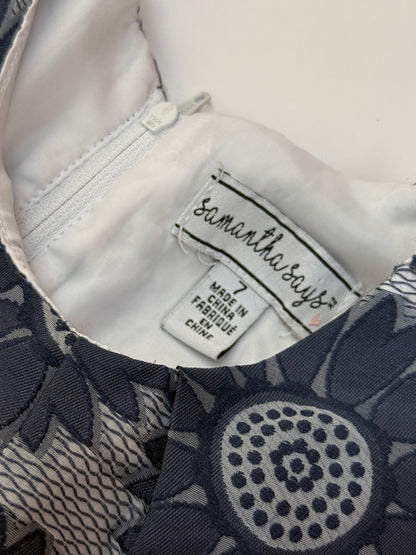 Samantha Says Navy Floral Dress Size 7