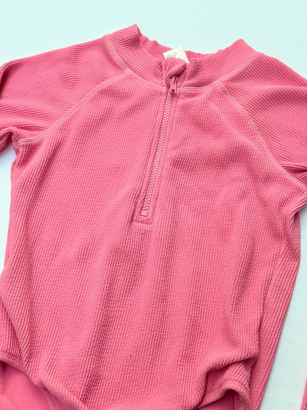 Anko Pink Long Sleeve Swimsuit Size 8