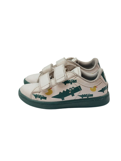 Lacoste Carnaby Evo Crocodile Print Sneakers Size 8
