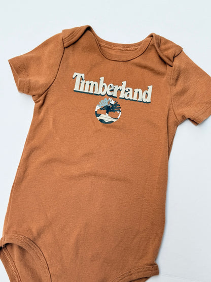 Timberland White Embossed Logo 3PC Set 12M