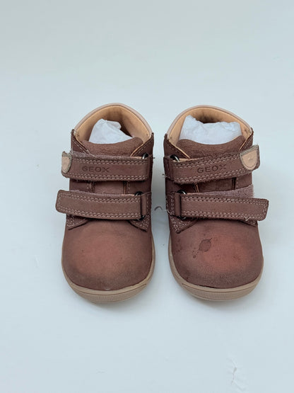 Geox Macchia Brown Nubuck Suede Boots Size 5.5