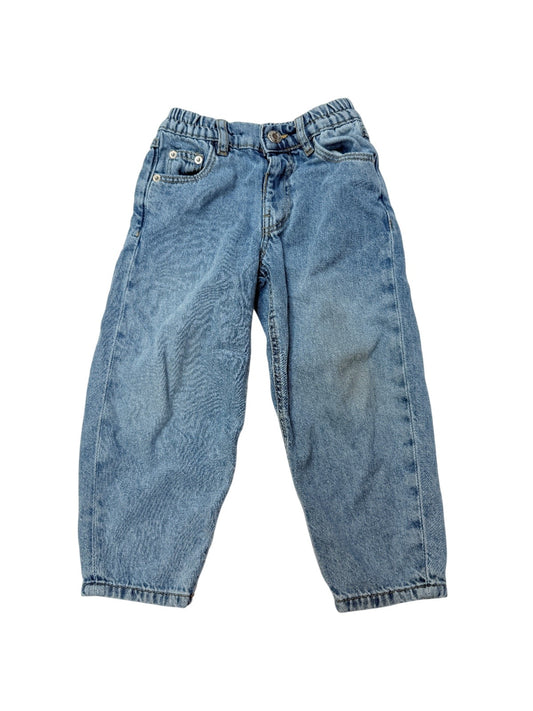 Zara Light Wash Elastic Waist Jeans 4T