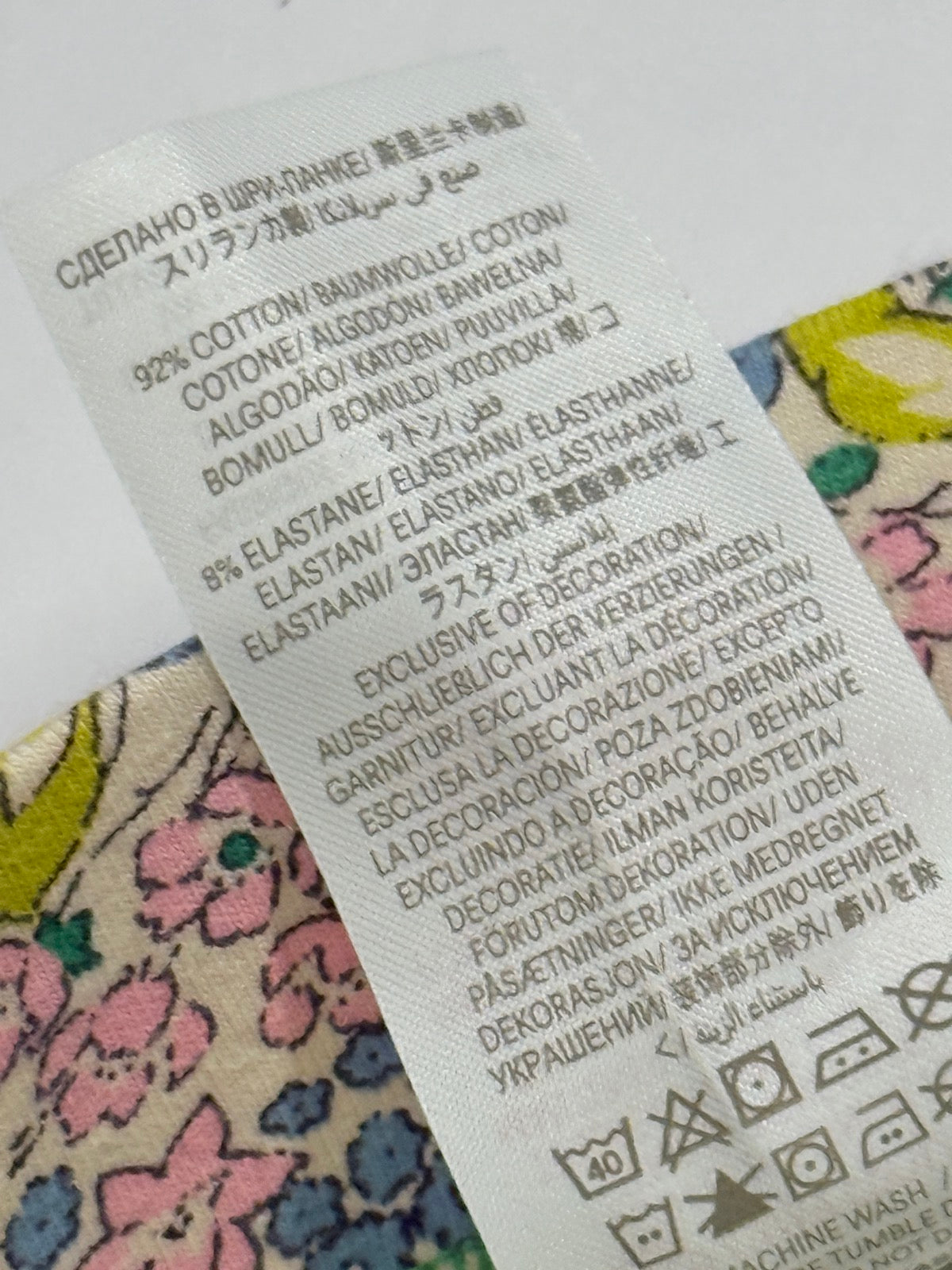 Mini Boden Floral Chick Leggings 5-6Y