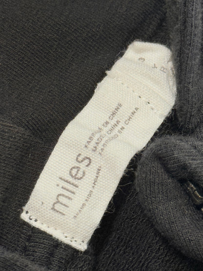 Miles Baby Black Zip-Up Hoodie Size 3