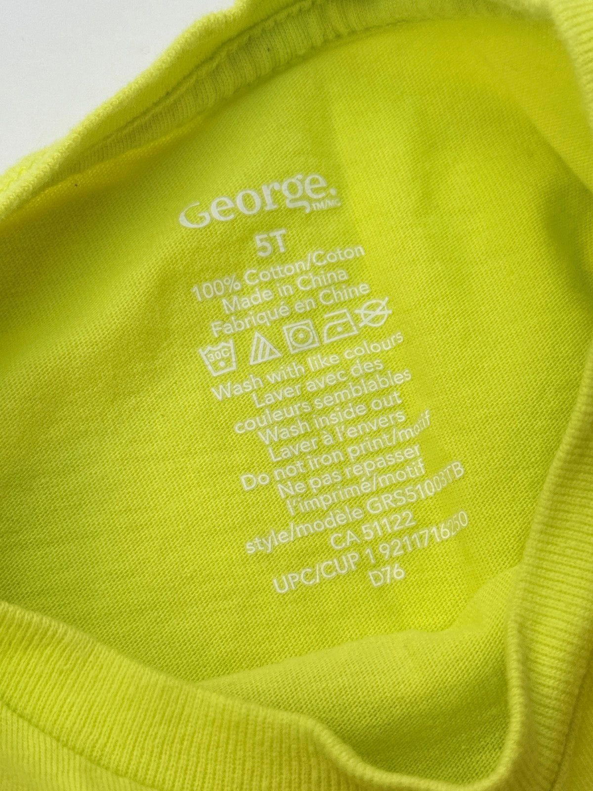 George Dig It Excavator T-Shirt 5T