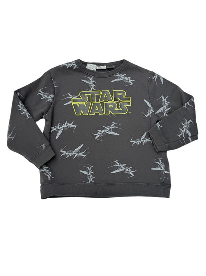 Zara Star Wars X-Wing Print Gray Sweatshirt