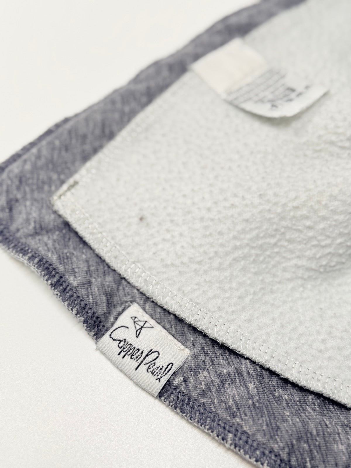 Copper Pearl Gray Blue Bandana Bibs OS