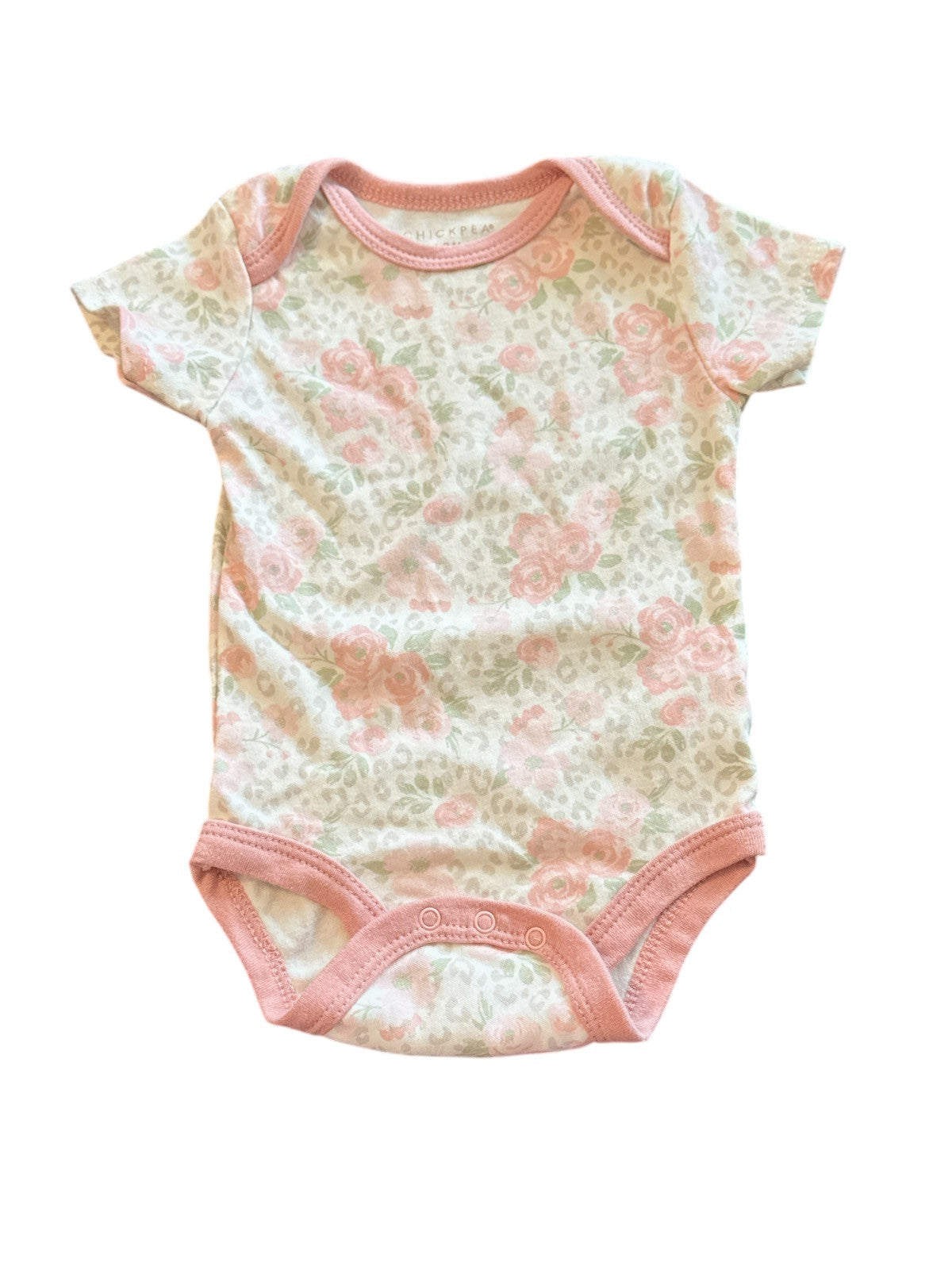 Chickpea Floral Bodysuit 6-9M