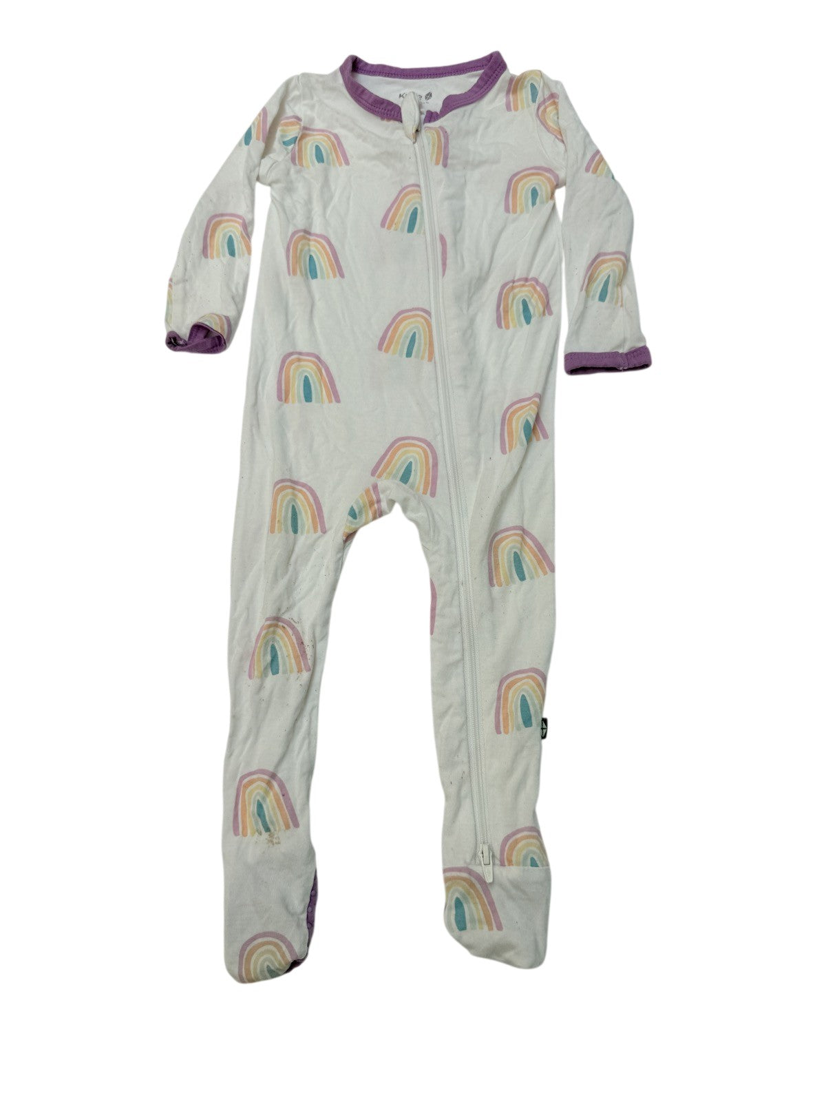 Kyte Baby Rainbow Footed Sleeper 6-12M