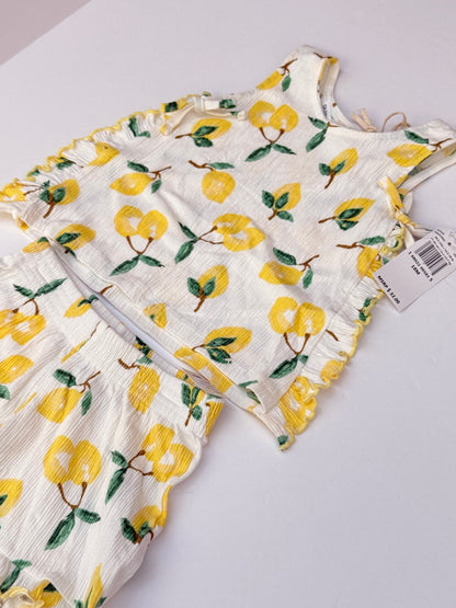 Jessica Simpson Lemon Print 2-Piece Set 18M