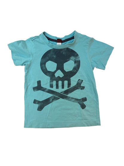 Tea Collection Skull Crossbones Tee Size 3