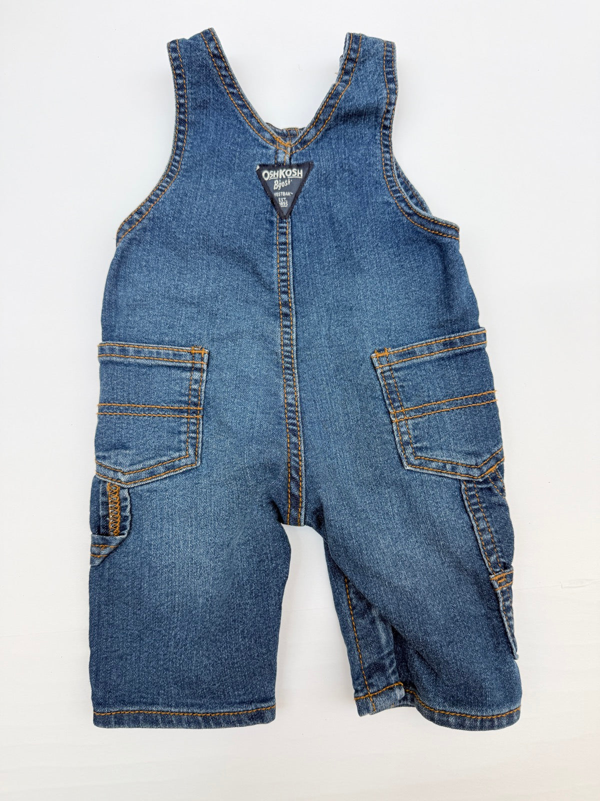 OshKosh B'gosh Denim Overalls Size 3M