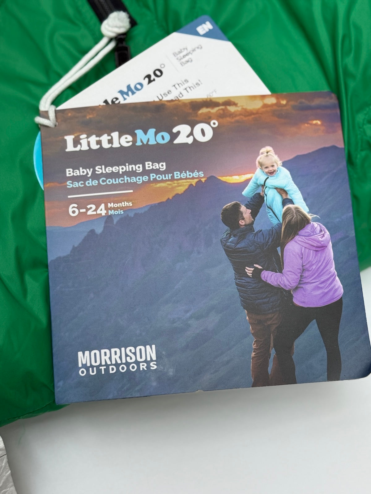 NWT - Morrison Outdoors Little Mo 20° Sleep Sack 6-24M
