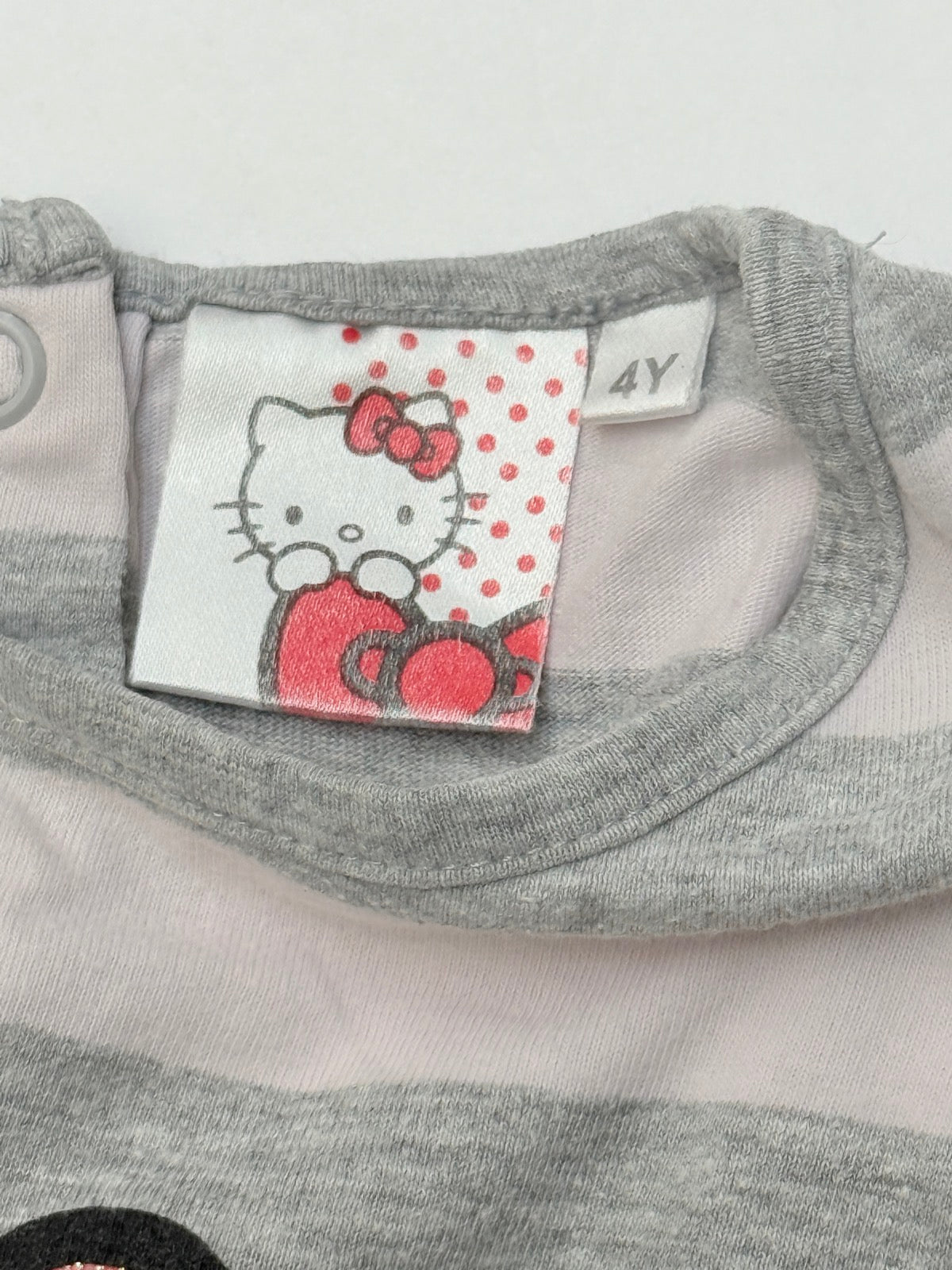 Hello Kitty Striped Long Sleeve T-Shirt 4Y