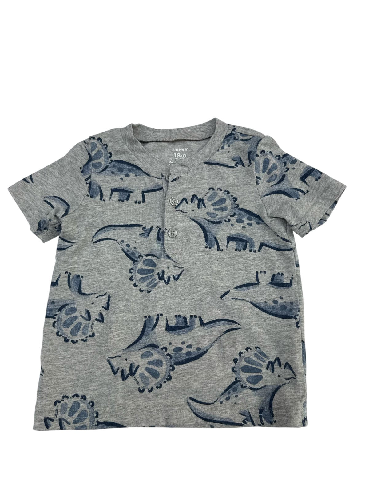 Carter's Dinosaur Henley T-Shirt 18m