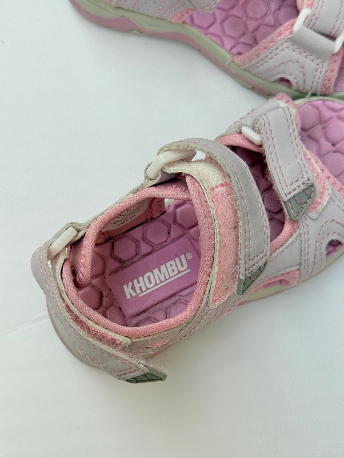 Khombu Pink Sport Sandals Size 7