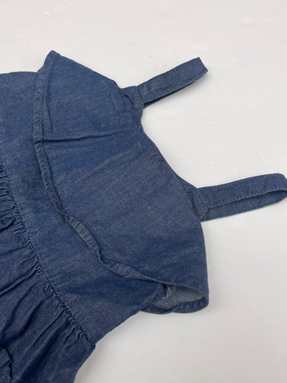 Calvin Klein Denim Tiered Dress Size 3