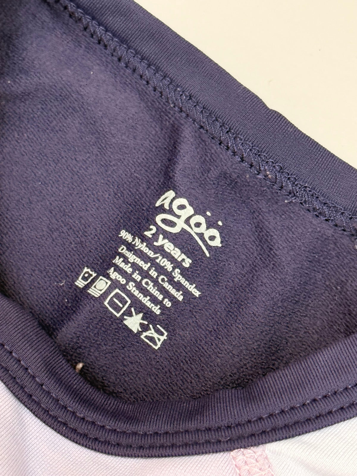 Agoo Navy Long Sleeve Top 2 Years