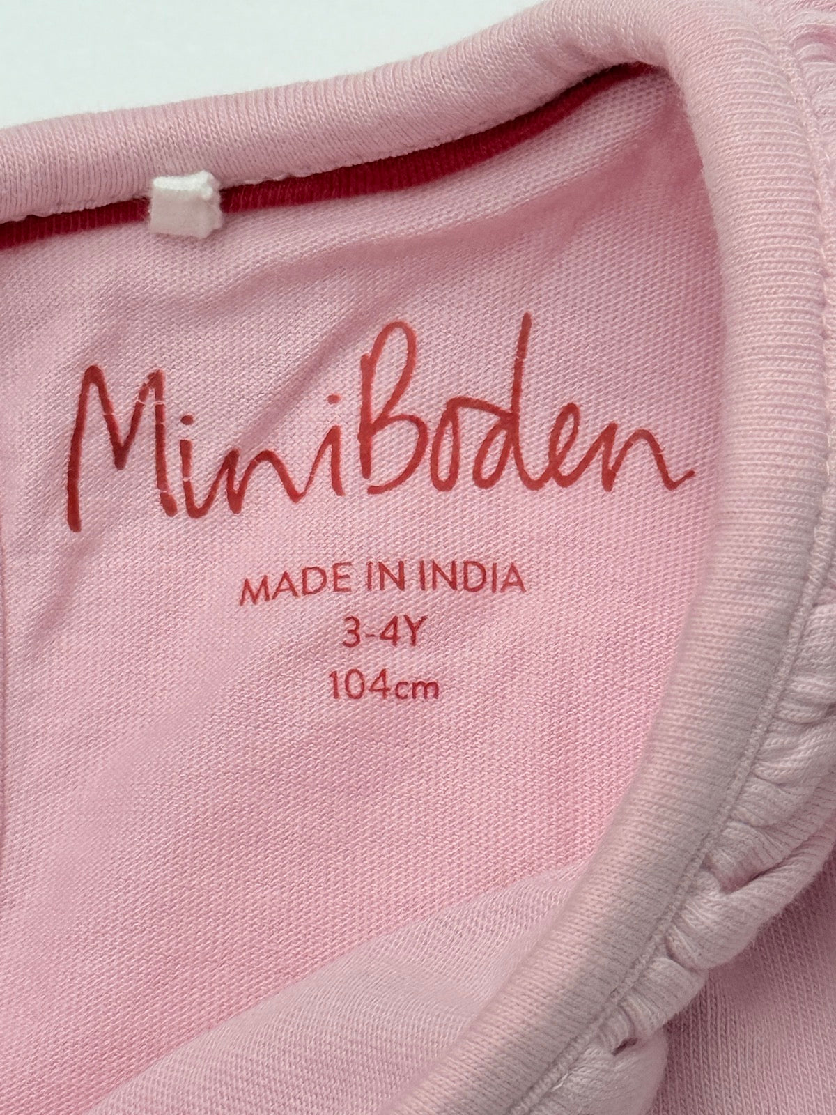 Mini Boden Robin Bird Applique Top 3-4Y