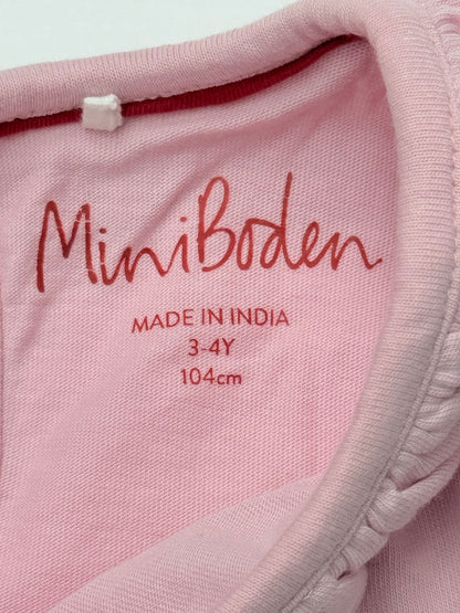 Mini Boden Robin Bird Applique Top 3-4Y