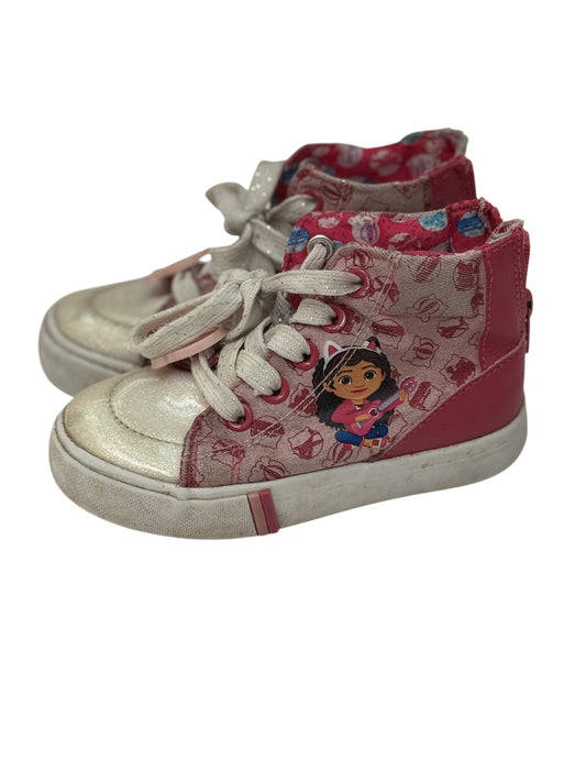 Gabby's Dollhouse Pink High-Top Sneakers Size 9