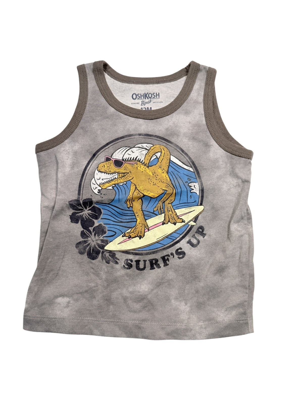 OshKosh B'gosh Surf's Up Dino Tank Top 12M