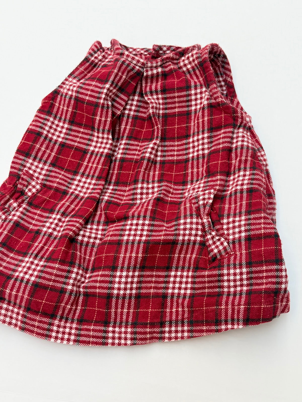 Carter's Plaid Flannel Dress 3M