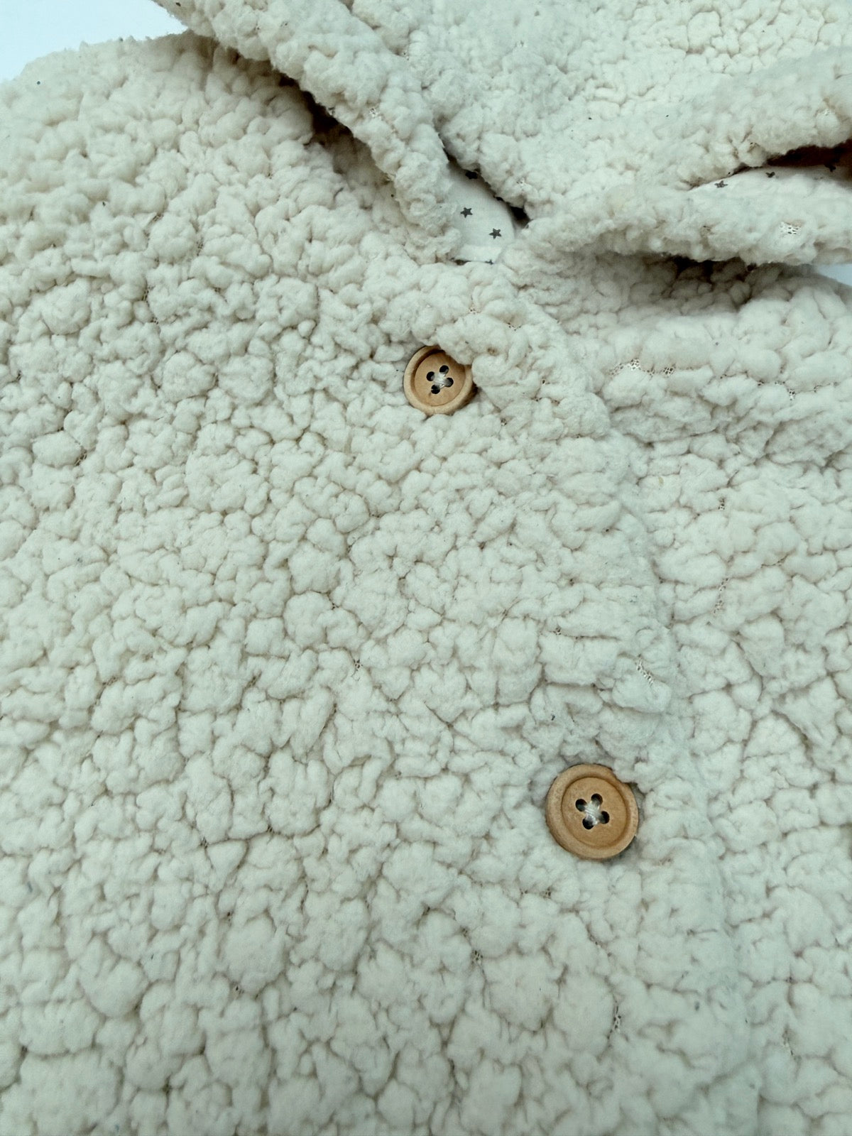 Zara Sherpa Hooded Pram Suit 6-9m