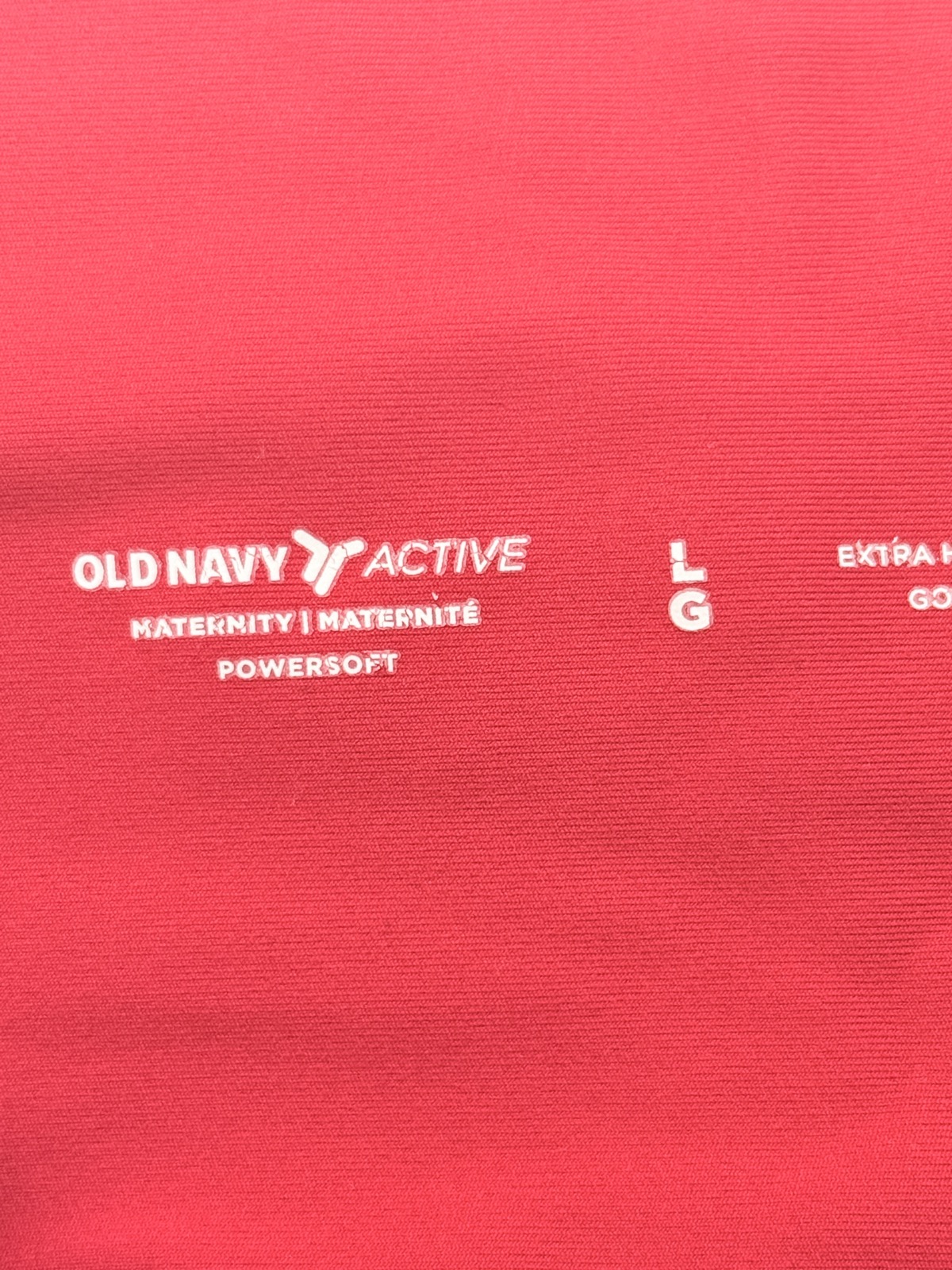 Old Navy Active Maternity Red Leggings Size L