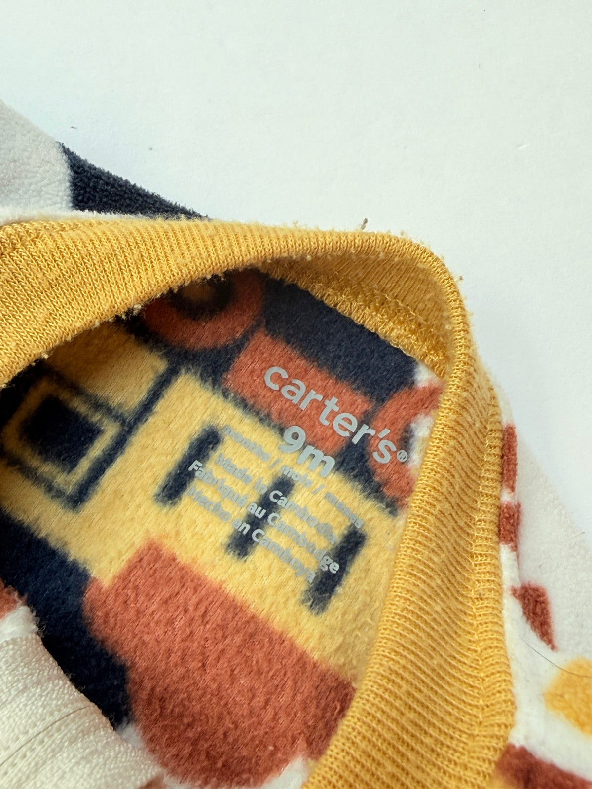 Carter's Construction Trucks Fleece Sleeper 9m