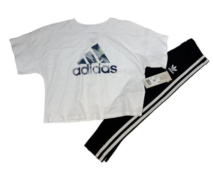 Adidas T-Shirt and Leggings Set Size 5